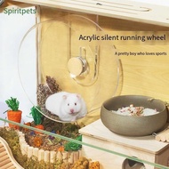 Acrylic Silent Hamster Running Wheel Hamster Exercise Wheel Chipmunk Pygmy Mouse Small Pet Exercise