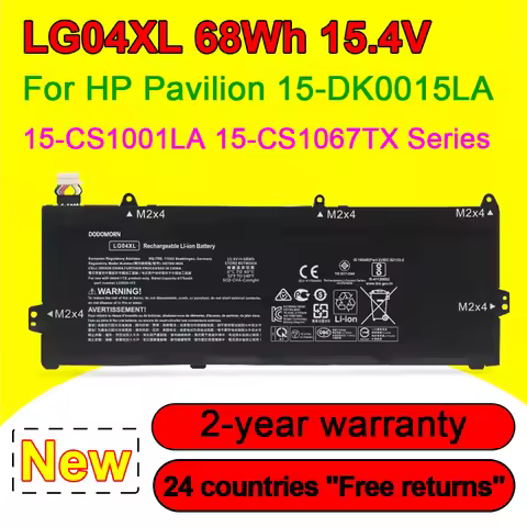 LG04XL Laptop Battery For HP Pavilion 15-DK0015LA 15-CS1001LA 15-CS1002LA 15-CS1067TX HSTNN-IB8S TPN