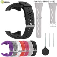silicone Wristband Strap For Polar M400 M430 GPS Running Sports SmartWatch band Replacement Bracelet With Tool