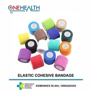 Onehealth kohesive10cmx 45 cm kohesif finger tape wirst olahraga/kinesio tape original