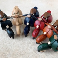 不敗的經典-偉士牌(可選色)-真皮植鞣 皮革鑰匙圈 吊飾 裝飾品