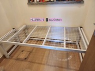 🔥 異形缺角床架 👷🏻‍♂️包協助度尺 🔥包送上門 高架鐵床 直梯高架床 工人床  高床 高鐵架床 單人床架 白色高架床 雙人高床架 黑色高架床 高假床 high bed frame customis