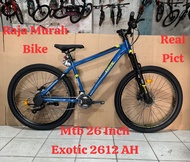 Sepeda Gunung MTB Exotic 2612 AH 26 Inch Sepeda MTB Exotic 26 Inch 2612 AH Sepeda Gunung Exotic Rem