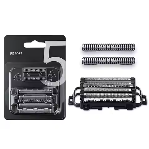 Shaver Replacement Blades and Foil Head Set, Precision Compatible with Panasonic Arc5 ES-LV97-K ES-L