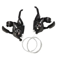 Smn ST-EF51 GEAR Shifter Brake Lever Combo 3 X 7,8 21 24 SpeedSpeed Set Black V-Brake 21 24 Speed