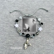 HINDIA BRACELET/RAMAI SEPI WITH "HINDIA"/Hindia album inspiration BRACELET/ drawstring braceletaesth