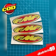 FMF Cutting sticker - FMF Cutting sticker - FMF sticker - Racing Sriker - Motorcycle Car Helmet stic