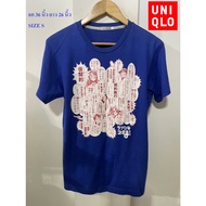 UNIQLO T-Shirt UT Chest 36 Inches Length 26 SIZE S Good Condition No Flaws