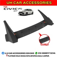 HONDA CIVIC FC 2017-2020 ROOF TOP SPOILER REAR TOP GLASS SHARK FIN SPOILER WING DIFFUSER MATTE BLACK