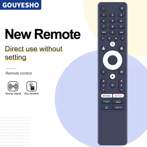 New Remote Control For SANSUI Caixun THOMSON SMART TECH TV