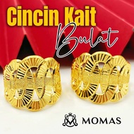 Cincin kait Bulat Emas 916 Tulen Cincin Emas 916 Bajet Emas 916 Original Cincin Emas 916