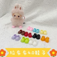 10cm Mini labubu 4.0 Shoes Toy Shoes