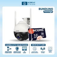 ACOME IoT Color Night Vision PTZ 4MP Camera APC32 outdoor IP65 Tahan Air Definisi HD 4MP (1440P), le