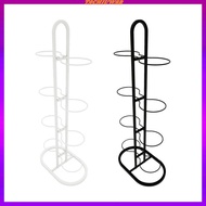 [Tachiuwa2] Basketball Stand 8 Tier Basketball Display Rack Organizer Vertical Ball Storage Holder D