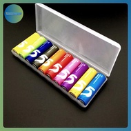 AA Portable plastic battery case cover holder storage box for 10pcs AA Batteries SG