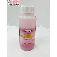 KCK MILI SUSPENSION 250MG/5ML 60ML [EXP:9/25] PARACETAMOL PANADOL FEVER PAIN RELIEF DEMAM SAKIT GIGI