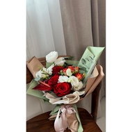 •SG FLOWER BOUQUET• Christmas Bouquet | Rose, Eustoma
