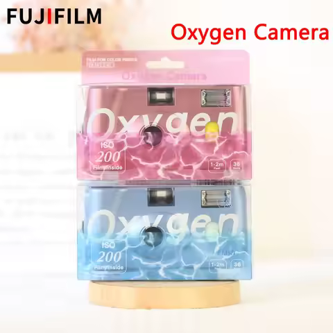 Fujifilm 135 Film Camera Oxygen Camera / Jelly Film Camera Transparent C400 Take Flashing Disposable