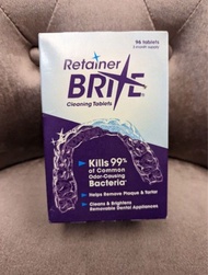 現貨 美國代購 Retainer Brite 牙套清潔錠