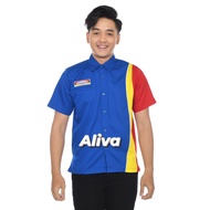 Seragam Kerja Pria Wanita Karyawan Indomaret /Baju Kerja/ Baju Profesi  /Seragam Kerja Indomaret/