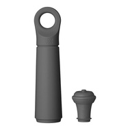 荷蘭 Vacu Vin Loop抽真空器+酒瓶塞(石墨灰) | 真空瓶塞