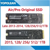 Testes SSD Solid State Drive 128GB 256GB 512GB For Macbook Air Pro Retina A1466 A1465 A1502 A1398 La