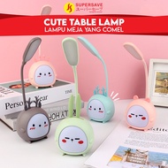 SUPERSAVE [Elf] LED Cute Table Study Lamp USB Night Lamps Cartoon Design and Sleep Lampu Tidur Comel Lampu Bilik Malam