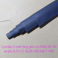[HCM]Combo of 10 meters of heat shrink tube, 6 medium sizes. 5 meters, 20 and 810 121625 Each type 1