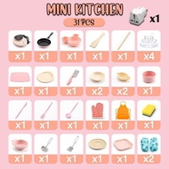 Mainan Anak Mini Set Peralatan Memasak ~ MINI KITCHEN SET REAL COOKING
