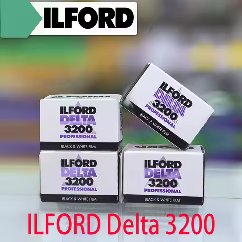 High Sensitivity Professional 135 Film Ilford DELTA3200 Black and White Film 3200 Degree for 35mm Fi