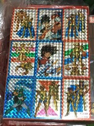 每張用獨立膠袋包裝保存 EX 日版 聖鬥士星矢 黃金12宮 冰河 金牛 閃圖案磁石 24款