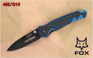 [刀光劍影]~世界品牌FOX-HARRIER G10 BLACK BLUE-折刀