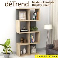 déTrend Trendy 8 Cube Display Shelf Divider Bookcase Open Shelft Book for Home Office Living9160
