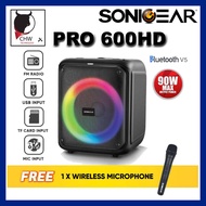 SONICGEAR AUDIOX PRO 600HD PORTABLE BLUETOOTH SPEAKER WITH PHONE DOCKING | FREE WIRELESS MIC