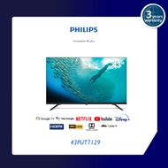 Philips 4K UHD LED TV, 45 Inch, Google TV, 43PUT7129/98, 3 Years Warranty [We provide delivery and mount option]