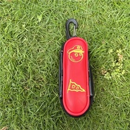Japanese Single Golf Waist Bag  Small Saddle Bag Magnetic Suction Closed Can Hold 2 Tablets Ball Str