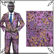 ARREBUL 1 Yard African Fabric, Cotton Ankara Wax Print Fabric, Craft Gold Foil Shimmer Geometric Pri