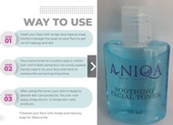 ANIQA SOAPDAY CREAMNIGHT CREAMTONERSERUM WOW BEAUTY ADVANCED TECHNOLOGY