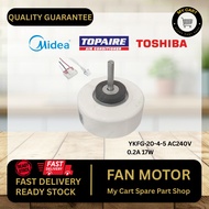 MIDEA/TOPAIRE/TOSHIBA Indoor Aircond Fan Motor Cooling Condenser/Kipas Motor Penghawa Dingin YKFG-20
