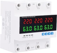 Generic Automatic Transfer Switch, 63A 4P 3PH Overcurrent Overvoltage Undervoltage Protector ATS wit