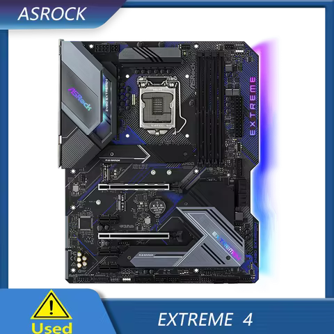 ASRock Z490 Extreme4 Supports 10 th Gen and future generation Intel Core TM Processors (Socket 1200)