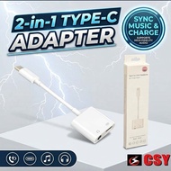 [CHARGE ADAPTER] JH-031 TYPE-C TO 3.5MM HEADPHONE JACK CHARGE ADAPTER