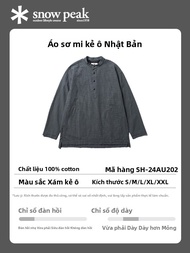 Snowpeak | Áo Sơ Mi Có Mũ Trùm Nigata Sản Xuất Outdoor Thu/Đông 2025