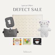 Bebeours - Organic Perlak Minky Tencel Blanket/ Anti-Flat Pillow/ Etoile Diaper Bag/ Organizer Pouch