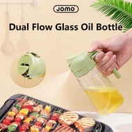 ✅SG Ready Stocks✅ JOMO Dual Flow Glass Oil Bottle Spray Container Drip Free Food Safe Air Fryer BBQ