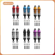 [uguuiya] 2x RC Car Shock Absorbers 1/12 1/16 Scale Upgrade Metal Replacement Sturdy 55mm RC Shocks 