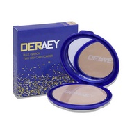 DERAEY แป้งฝุ่นอัดแข็ง Blue Diamond Two Way Cake Powder #Natural Bright - Deraey, Beauty