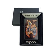 Zippo Lighter 218 Steampunk Flame 60003346 / Zippo Lighter Mixed Design 2
