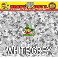 WHITE GREY 💥 FLAKE COLOUR 💥 ( Colour Flake Only ) For Floor Wall Serpihan Berwarna Lantai Tandas Epoxy Flake Coating