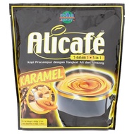 Power Root Alicafé 5 in 1 Tongkat Ali &amp; Ginseng Caramel Premix Coffee (15 Sachets x 40g) 600g